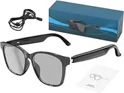 Music Playback and Real-time Translation - Smart Glasses with Voice Translation | Supports 144 Languages for Work, Travel, Meetings and Fishing