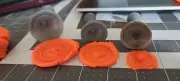 3D custom made skull wax stamp design