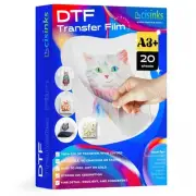 Cisinks Premium DTF Transfer Film 13"x19" - A3 plus Hot/Cold Peel 20 Sheets M...
