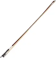 OFFSCH Straight Violin Bow Ebony Frog Horse Hair 1/2 Size for Practice Performance