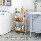 2X 3-Tier Rack Kitchen Shower Shelf Organiser Storage Bathroom Caddy