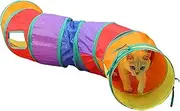 Tunnel for Cats - Multi-Entrance Cat Maze | Cat Chaser | Small Tunnel | Tent | Foldable Tube Playground for Rabbit Dogs Bunny Small Animal Indoor Outdoor Home Activity