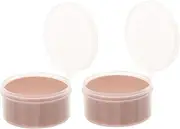 2pcs Scar Wax Kit Fake Modeling Wound Skin Body Painting Repair Cover Scars Special Effects Paint Makeup Eyebrow Cream Cosmetic Tool Cosplay Khaki 85g