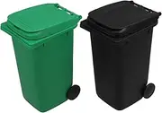 SHINEOFI 2pcs Mini Garbage Trash Pen Holder for Desk Tiny Recycle Bin Pencil Holder Storage for Pencils Pens Office Stationery to Organize The Desk for