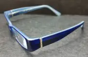 +1.25 Foster Grant Reading Glasses Designer Series Style KATE Blue Readers
