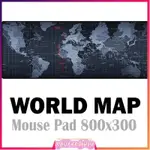 800X300CM WORLD MAP MOUSE PAD KEYBOARD