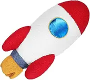 Space Rocket Throw Pillows Space Room Decor Rocket Nursery Decor Space Space Pillow Plush Rocket Astronaut Room Decor for Boys Rocket Pillow Short Plush