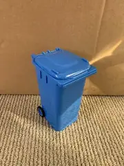 Mini Replica Collectable Sulo Standard 240l Wheelie Bin Blue