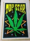 Original 2002 Top Star Marijuana Leaf #1818 Blacklight Poster 23"x35" Scorpio