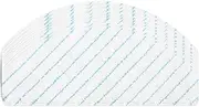 100 Pack Disposable Mop Pads Compatible with Ecovacs Deebot Ozmo T8 AIVI N8 Pro+ Robot Vacuum Cleaner (Blue)