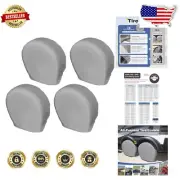 Tough 4-Piece Wheel Protector Set - Universal Fits 26-28.75 in Tire Sizes