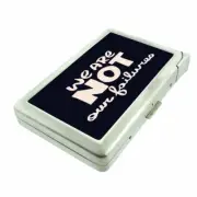 Not Our Failures Em1 Cigarette Case with Built in Lighter Metal Wallet