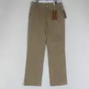 Urban Pipeline NEW Flat Front Khaki Pants Boys 14 Sandpaper Twill Straight NWT
