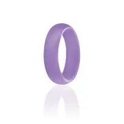Silicone Wedding Ring - Dome Style - Lavander by ROQ for Women - 11 mm Ring