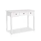 NNEDSZ Hall Console Table Hallway Side Dressing Entry Wooden French Drawer White
