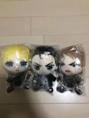 Attack on Titan The Final Season Puchitta Eren Armin Jean Plush Doll Toy Set