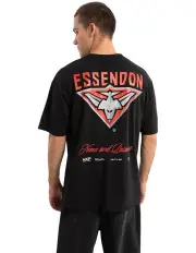 [Nena & Pasadena] Essendon Season Tee in Black