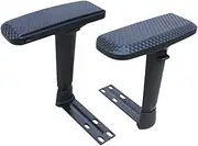 KiBcsLic Replace 2X Office Gaming Stool Replacement -Armed Universal Adjustable Parts