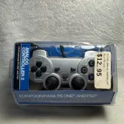 TTX Tech - Silver Analog Controller 2 for Sony PS1 & PS2 PlayStation wired