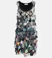 [Rabanne] Rabanne Embellished minidress AU 8 silver