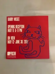 Barry Mcgee Drawing on Flyer
