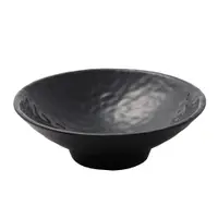 在飛比找PChome24h購物優惠-黑色大拉麵碗/碗公/美耐皿碗(2入)
