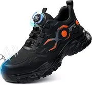 [LAoutun] Safety Trainers Men Womens Steel Toe Cap Trainers Mens Breathable Safety Shoes Lightweight Work Trainer Work Boots Construction Industrial Steel Toe Cap Boots