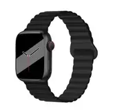 Hoco Apple Watch Silicon Magnetic Band for Series 38 / 40 / 41 / 42 mm (Black)