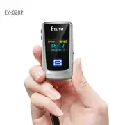 Mini Bluetooth QR Code Scanner with LCD Display 2D Book Barcode Scanner Reader