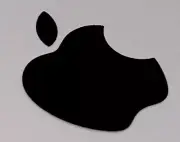 Black Color Changer Logo Overlay for the new Apple Retina 12" Macbook Sticker