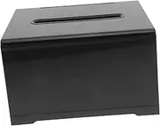 Cabilock Box Acrylic Clear Donation Jar Black Ballot Boxes Suggestion Boxes Donation Boxes Clear Donation Boxes