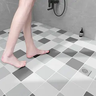 地板貼紙 浴室地板貼 浴室防滑貼 浴室衛生間防水地貼廁所地板貼自黏防滑洗手間地面瓷磚翻新地貼紙『cyd22305』