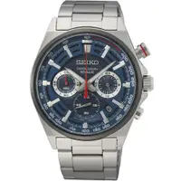 在飛比找PChome24h購物優惠-SEIKO 精工 CS 賽車競速三眼計時腕錶 8T63-00