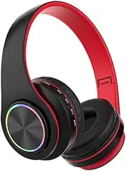 T39 Bluetooth Wireless Gaming Headset - Foldable Lightweight Over-Ear Headphones, Built-in Microphone, 20 Hours Battery,Gaming Headphones with Mic for Mobile Device… (Black)