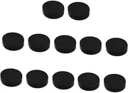 FELTECHELECTR 12pcs Car Buffer Kit Black Polishing Pads Sponge Buffing Wheels for Waxing Polishing and Cleaning Washable and Reusable Applicators for All Coated Paints and Furniture