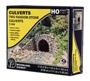 WOODLAND SCENICS RANDOM STONE CULVERT HO Model Railroad Unpainted Scenery C1264