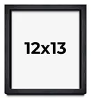 12x13 Shadow Box Frame Black | 1 Inches Deep Real Wood Farmhouse Shadowbox Displ