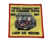Patch Topeka Railroad Days The Eisenhower Special 1990 Labor Day Weekend EF3