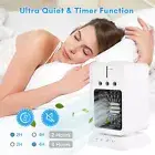 H Portable Desk Cooling Fan Mini Air Cooler Room Humidifier With 3 Wind Speeds