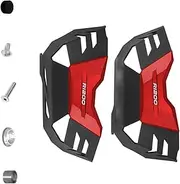 R1200GS 2004 2005 2006 2007 2008 2009 2010 Motorcycle Cylinder Head Guard for BMW R1200R R1200ST R1200GS Adventure Engine Guard Protector Cover Accessories (Color : Black-Red)