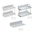 Acrylic Bathroom Decoration Shelf Cosmetic Storage Rack Spice Jar Bottle