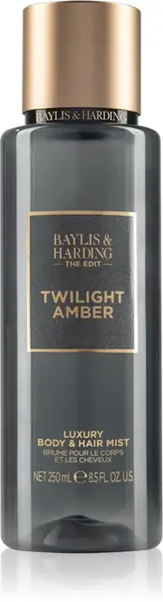 Baylis & Harding The Edit Twilight Amber perfumed body spray Amber, Vertiver & Vanilla 250 ml