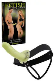 Pipedream Beginner's Glow in the Dark Hollow Strap On