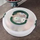 Cupcake Container Pie Cake Carrier with Lid for Vegetables Cookies Picnic