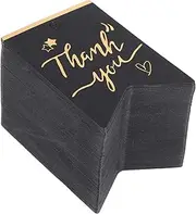 UTHCLO 100pcs Creative Thank You Tags Elegant DIY Present Labels for Weddings Showers and Birthdays Sturdy with Prepunched Versatile Decorative Hanging Tags