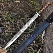 Handmade Ultimate Viking Sword Hunting Outdoor Practical Survival Forest Machete