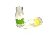36 x Glass Milk Juice Bottle Containers Yogurt Candy MilkShake Bottle 17.5x6.5cm