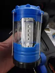 Small Lantern Light Dimmable Blue Indoor Outdoor Portable Hang Battery Power LED