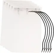AUTSUPPL 5Pcs Refillable Notebook Cover Clear Binder Shell for Organizing Files and Reusable Notebook Covers for Students Office School and Home Use
