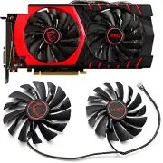 2pcs Graphics Card Fan for MSI R9 390X 390 380/R7 370 GAMING Graphics Card Parts